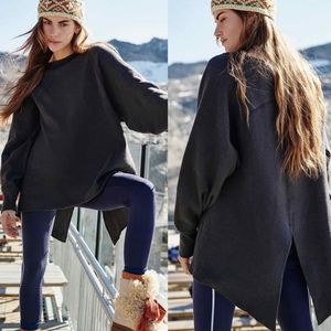 Free People Amelia thermal sweatshirt size small